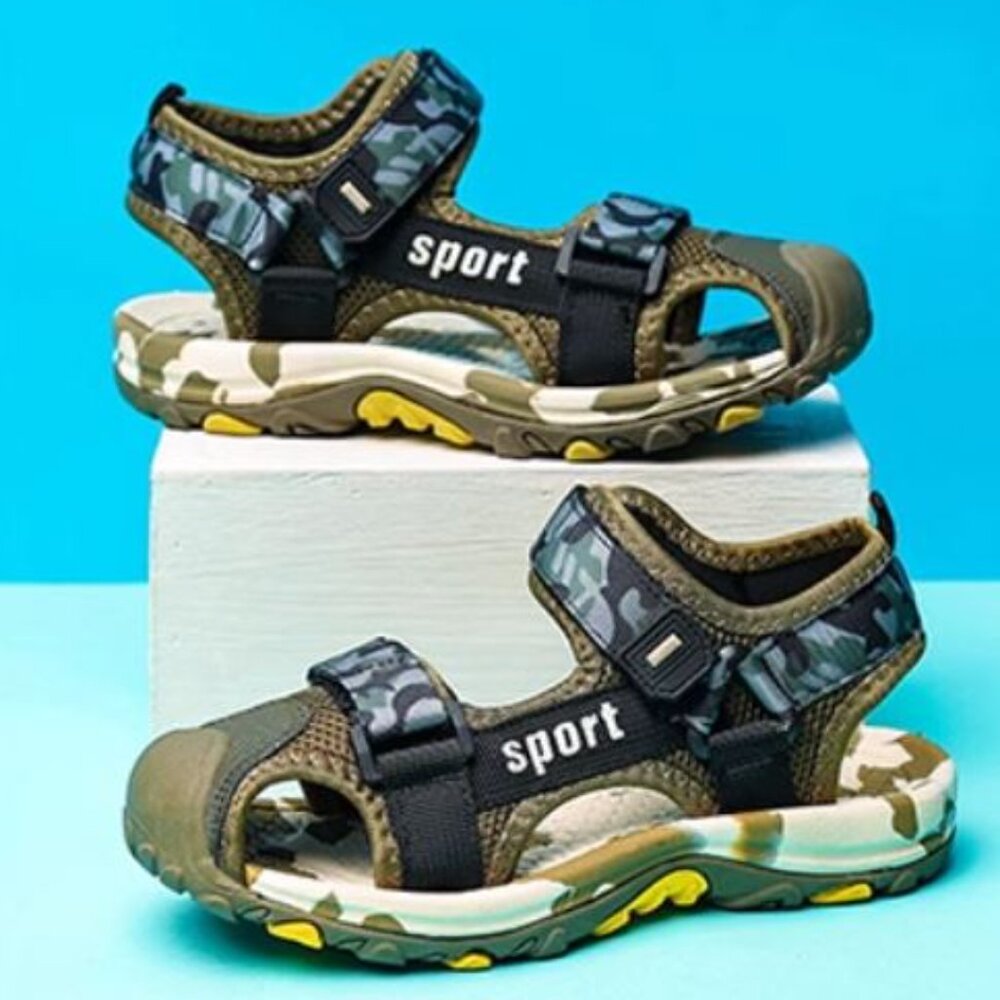 Boys' Summer Camo Sandals